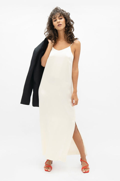 1 People | Calabar  - Slip Dress - Pearl