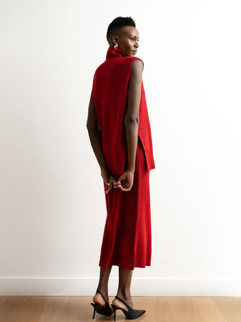 Bel Cashmere | Falda Keira granate