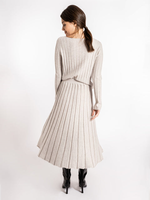 Bel Cashmere | Falda Julietta perla