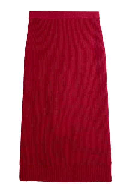 Bel Cashmere | Falda Keira granate