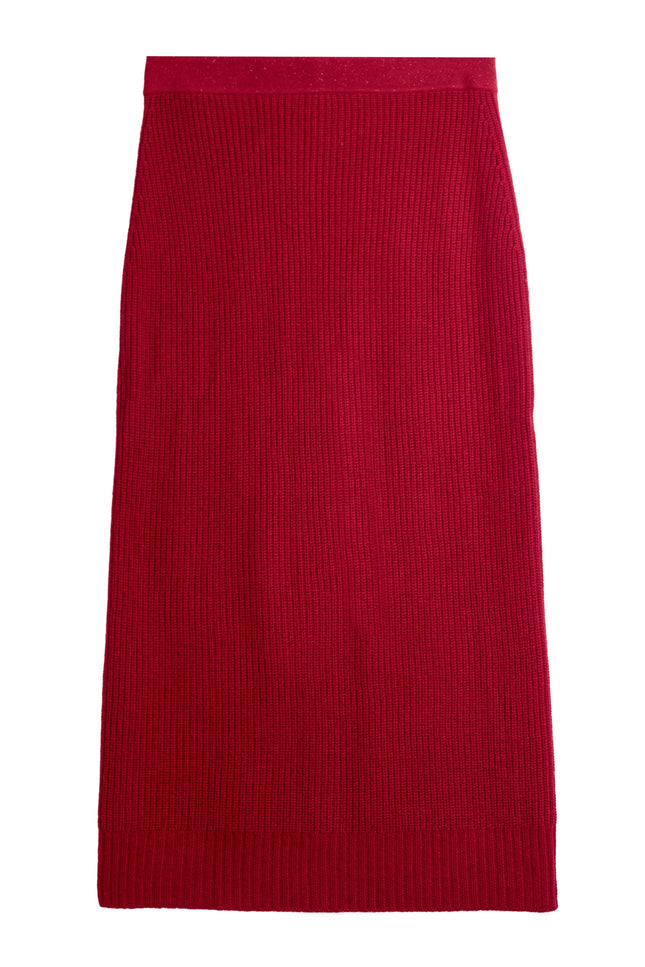 Bel Cashmere | Falda Keira granate