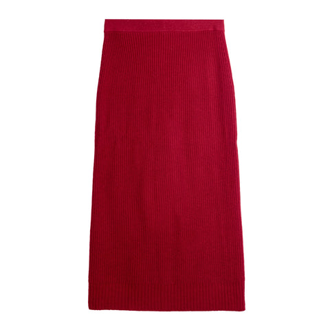 Bel Cashmere | Falda Keira granate