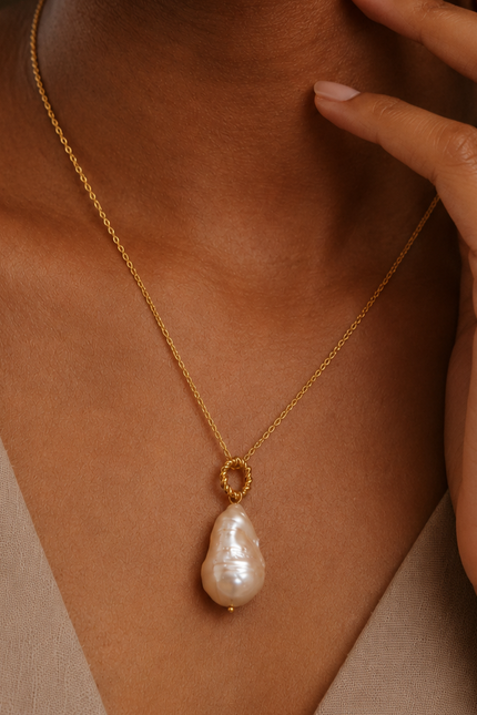 Arvino | Pearl Blossom Necklace In 925 Sterling Silver