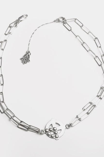 Yelli Jewels | 2 w 1 Naszyjnik i bransoletka z ćwiekami Plus