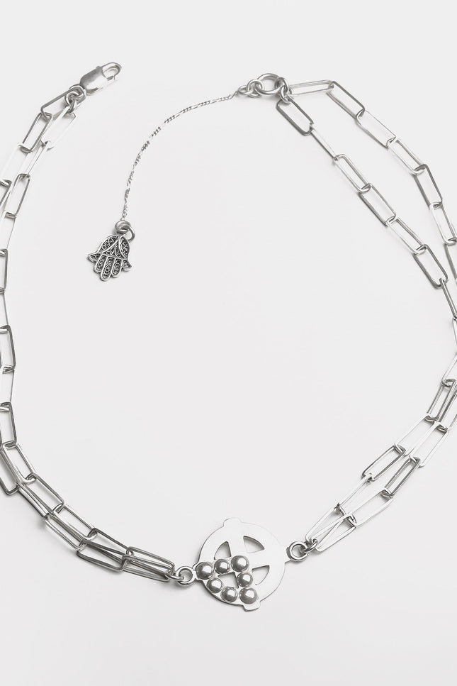 Yelli Jewels | 2-in-1 Plus Studs Chain Necklace and Bracelet