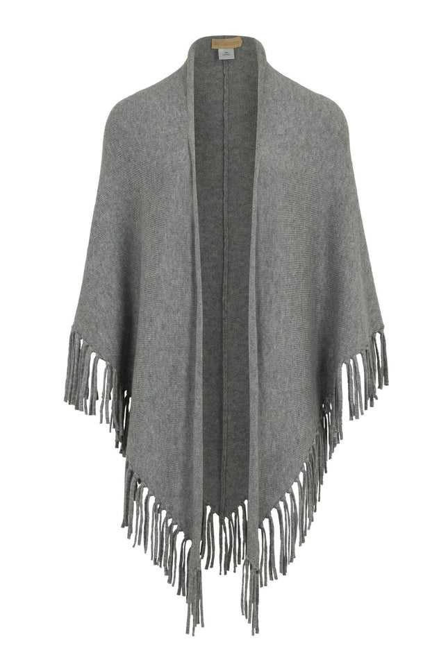 Bel Cashmere | Chal Sienna de cashmere gris