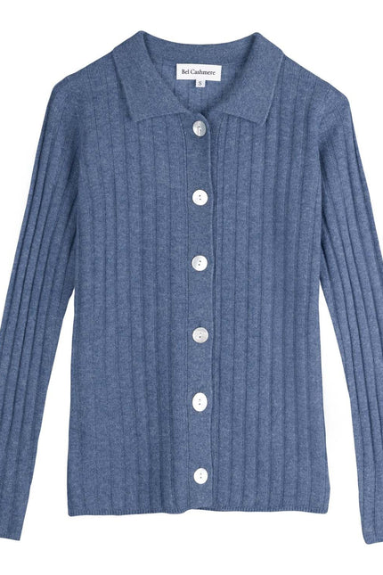 Bel Cashmere | Cardigan Charlotte azul