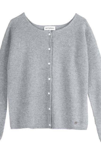Bel Cashmere | Cárdigan Camille gris
