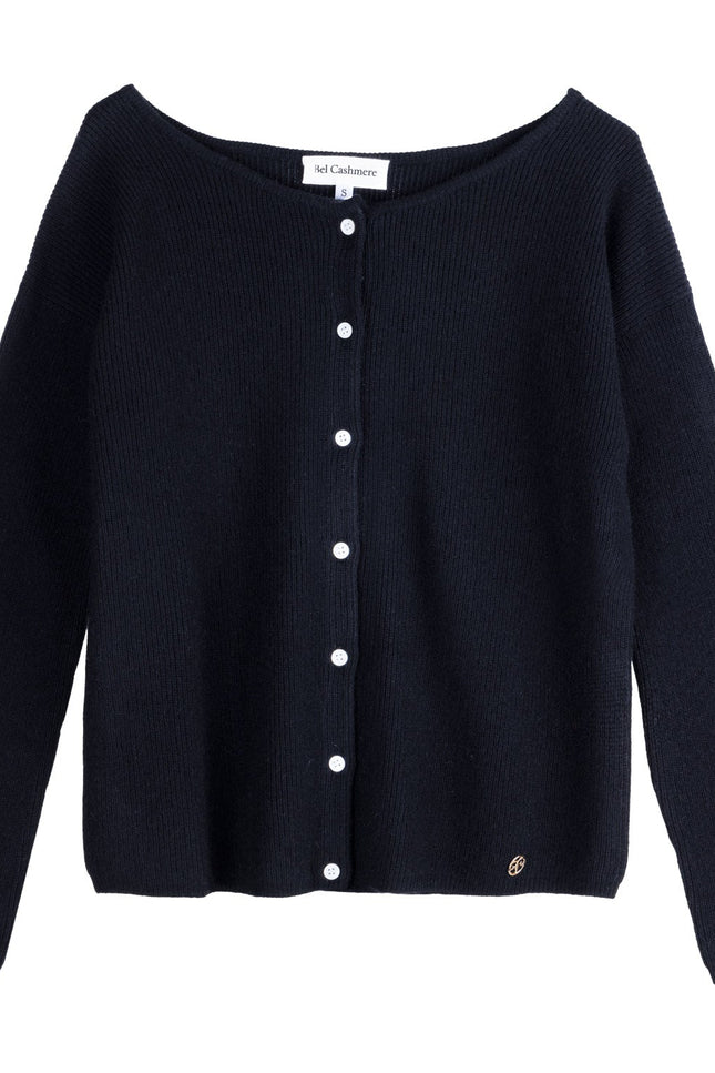 Bel Cashmere | Cárdigan Camille negro