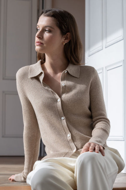 Bel Cashmere | Cardigan Giselle tostado