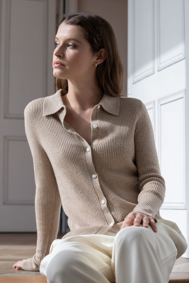 Bel Cashmere | Cardigan Giselle tostado