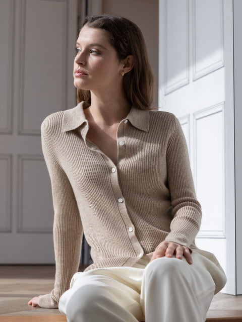 Bel Cashmere | Cardigan Giselle tostado