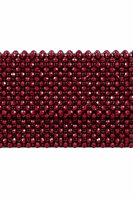 Atelier Emine Glace Rouge Crystal Gelato Couture handmade red crystal shoulder and crossbody bag