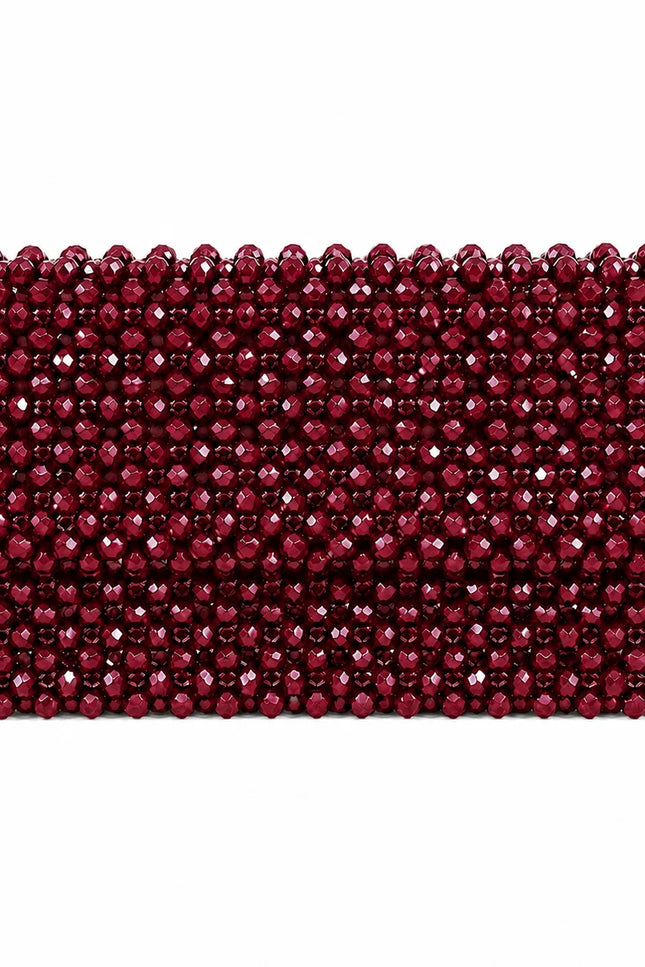 Atelier Emine Glace Rouge Crystal Gelato Couture handmade red crystal shoulder and crossbody bag