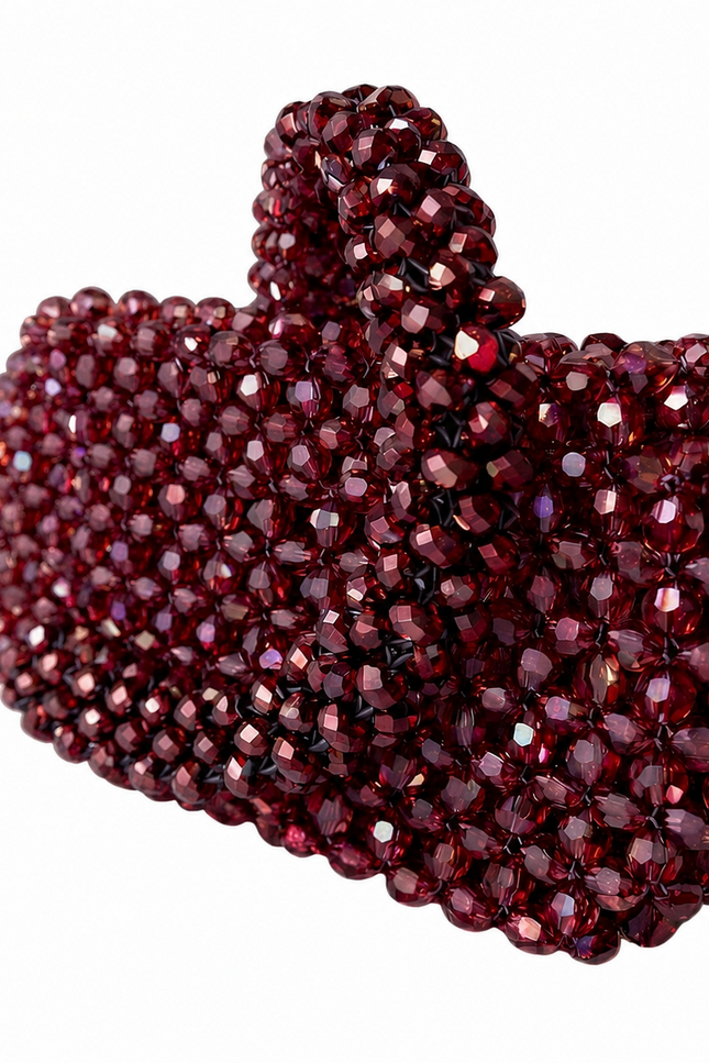Atelier Emine Glera Barolo Crystal Gelato Couture handmade crystal handbag with crystal stone handle