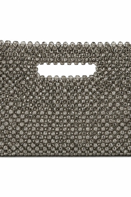 Atelier Emine Viona Moonlight handcrafted crystal bag from the Crystal Gelato Couture series, featuring an integrated handle, luminous crystal details, and magnetic closure.