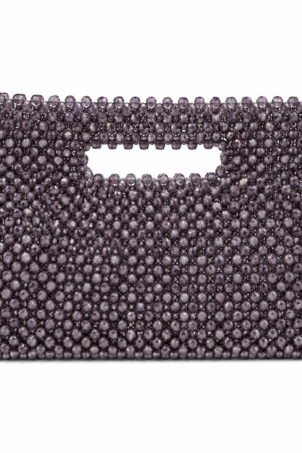 Atelier Emine Viona Amber handcrafted crystal bag from the Crystal Gelato Couture series, featuring an integrated handle and magnetic closure.