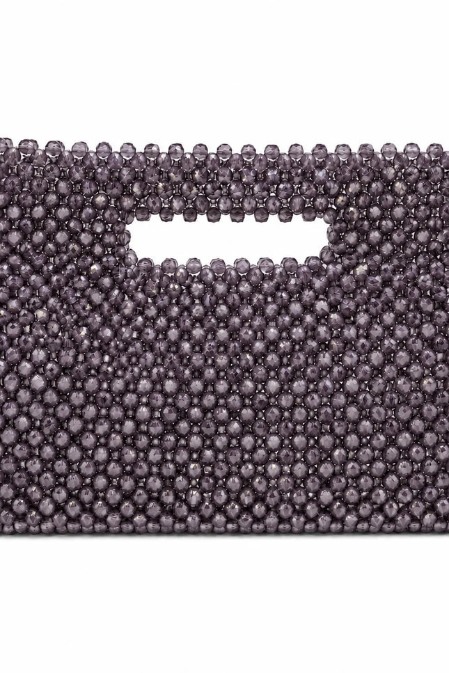 Atelier Emine Viona Amber handcrafted crystal bag from the Crystal Gelato Couture series, featuring an integrated handle and magnetic closure.