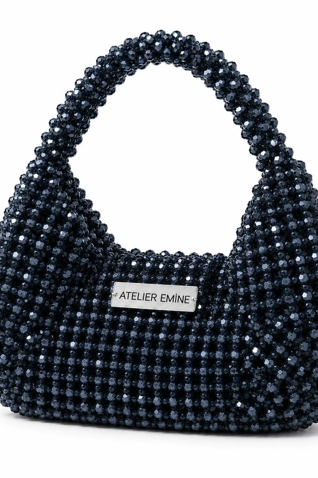 Atelier Emine Stracci Ciocco Crystal Gelato Couture handmade crystal handbag with integrated crystal stone handle