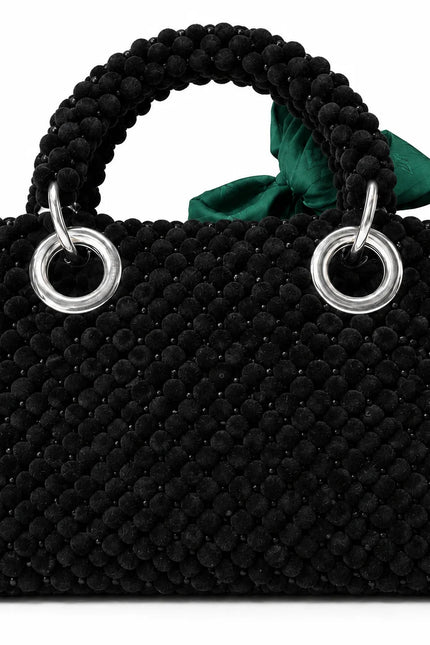 Atelier Emine Silva Void Velvet Noir Couture premium handmade couture bag with integrated handle