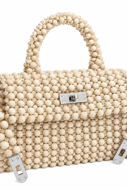 Atelier Emine Velis Vanilla Velvet Noir Couture premium handmade velvet and crystal couture bag with integrated handles