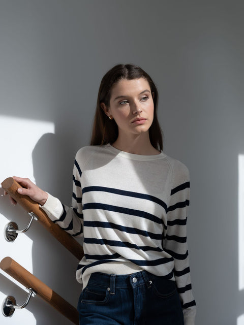 Bel Cashmere | Jersey Chelsea rayas