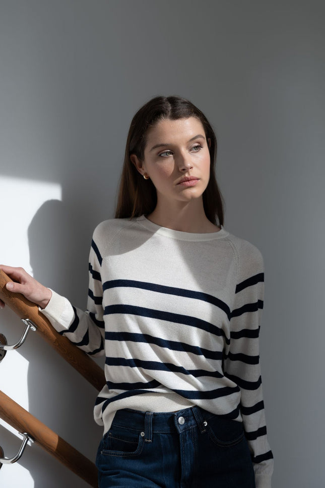 Bel Cashmere | Jersey Chelsea rayas