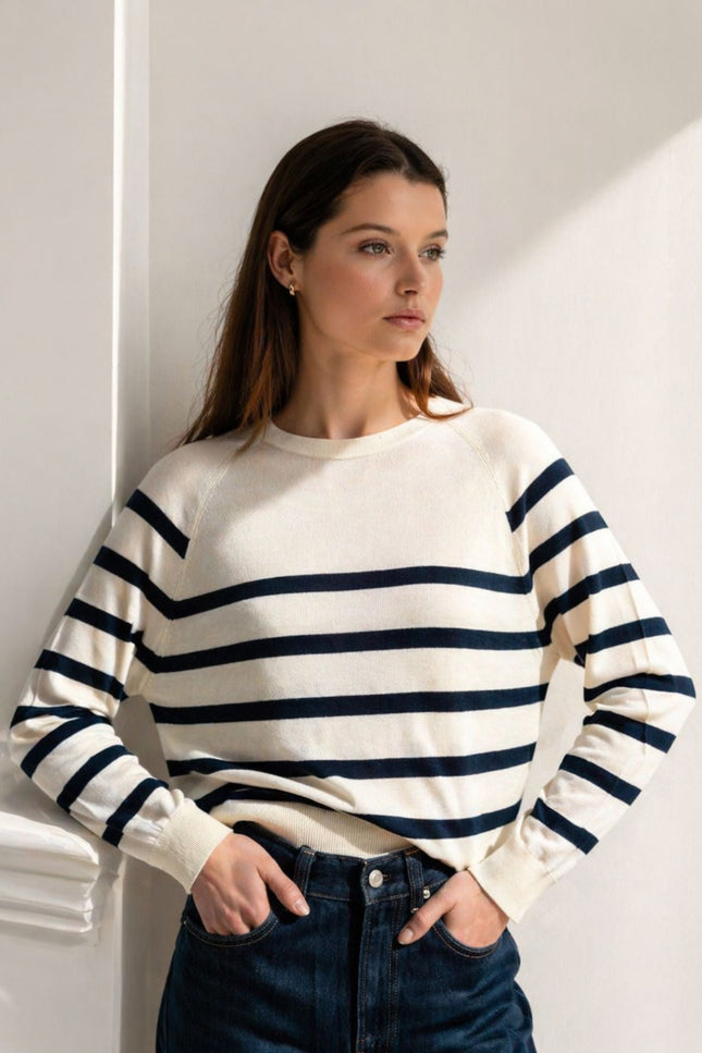 Bel Cashmere | Jersey Chelsea rayas