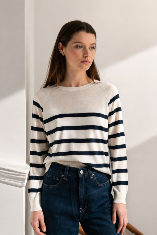 Bel Cashmere | Jersey Chelsea rayas
