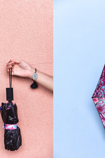 HappySweeds | Cherry Umbrella Bundle – Paraply + Fodral (Spara 15%)
