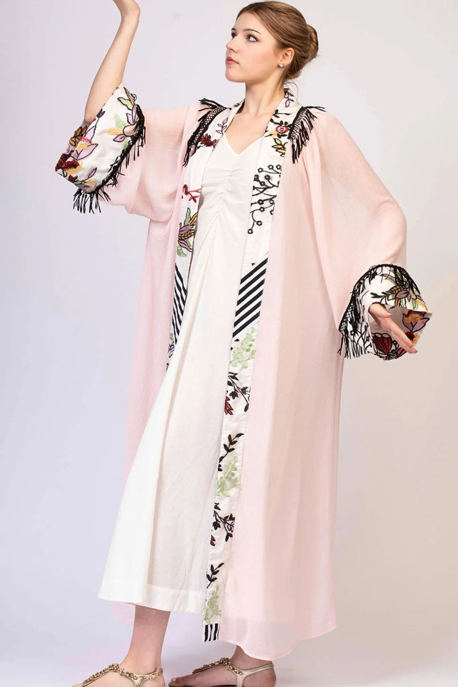 Mary&Mary | Pink Panther rose pink Kimono
