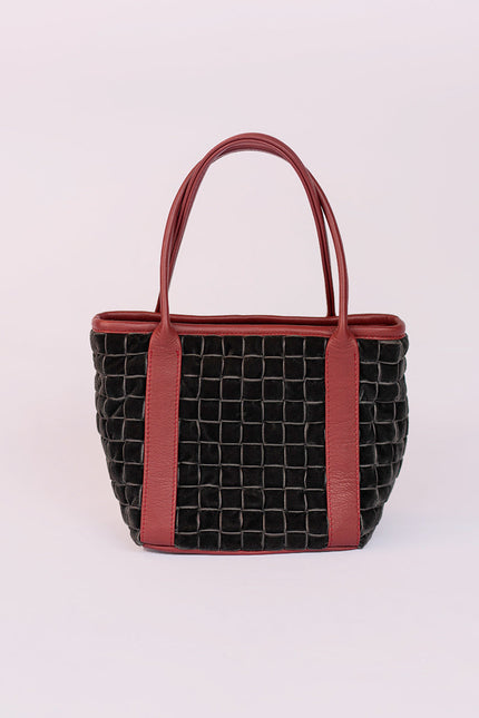 Bolso cholito granate