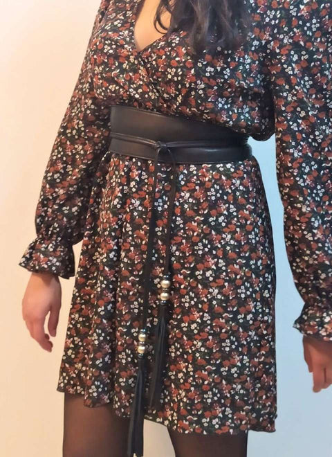 JUAN-JO I Pasek Czarny Gala