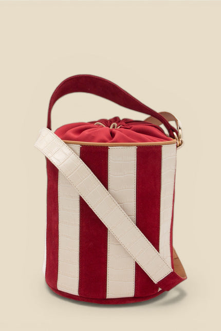 bolso de piel tambour circus tira cruzada