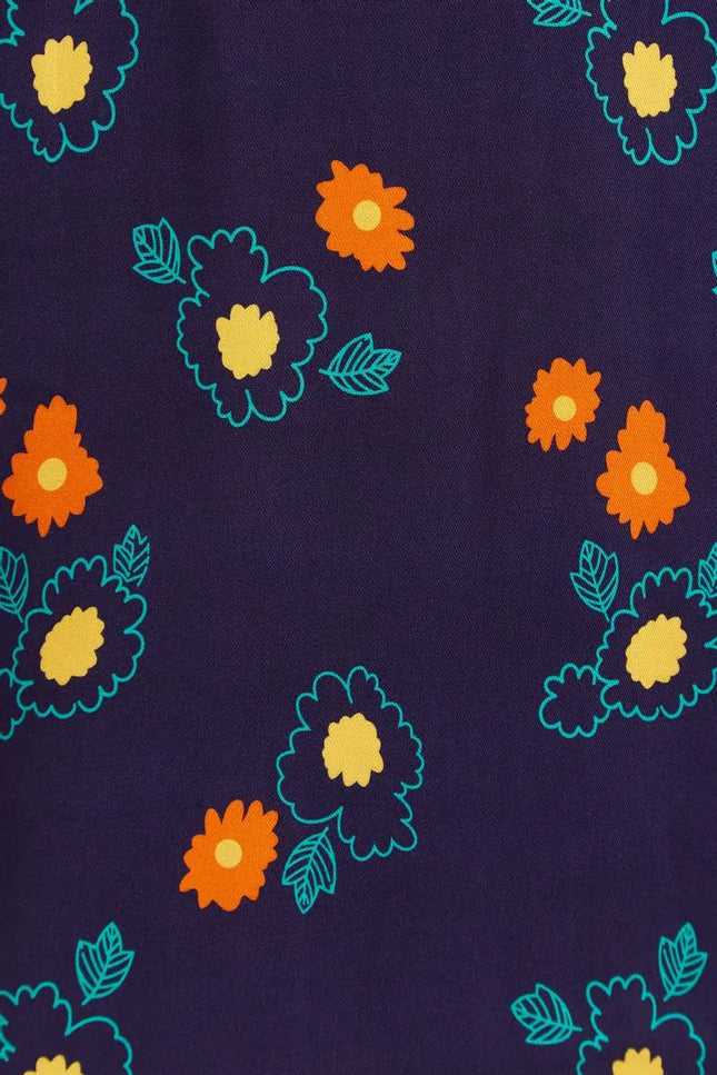 Louche Barney Clarice Floral Print Midi Skirt - Styled