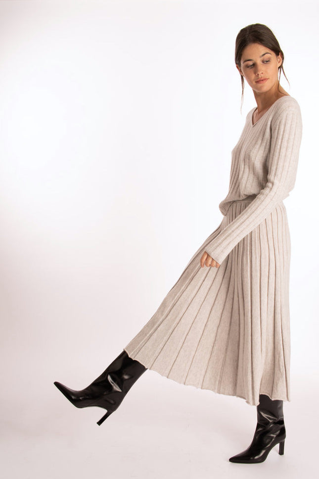 Bel Cashmere | Falda Julietta perla