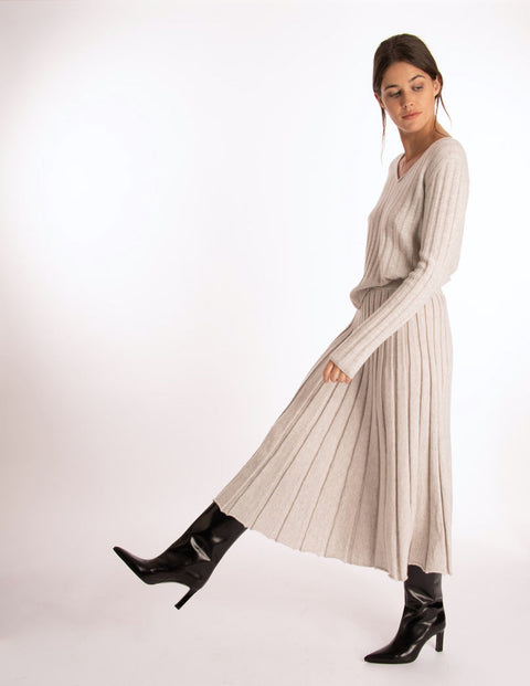 Bel Cashmere | Falda Julietta perla