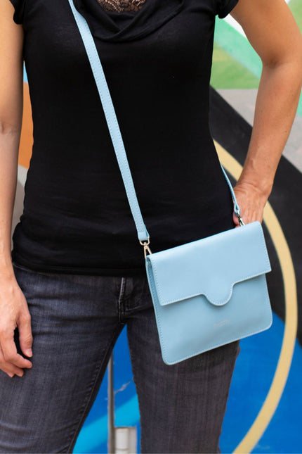 DAOTEY | Torebka crossbody Illusion niebieska