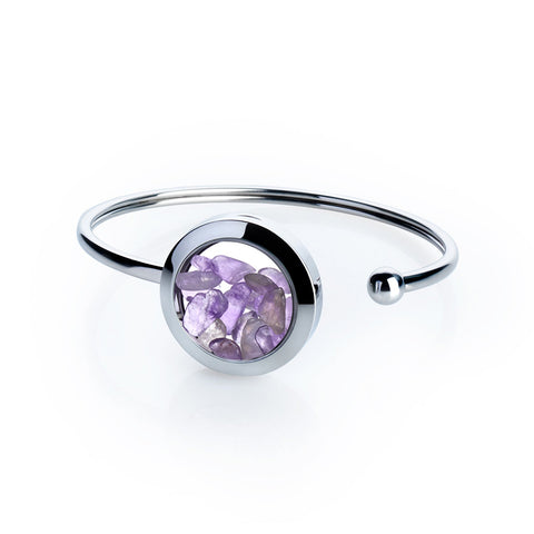 My Little Nature I Bransoletka z kryształu ametystu