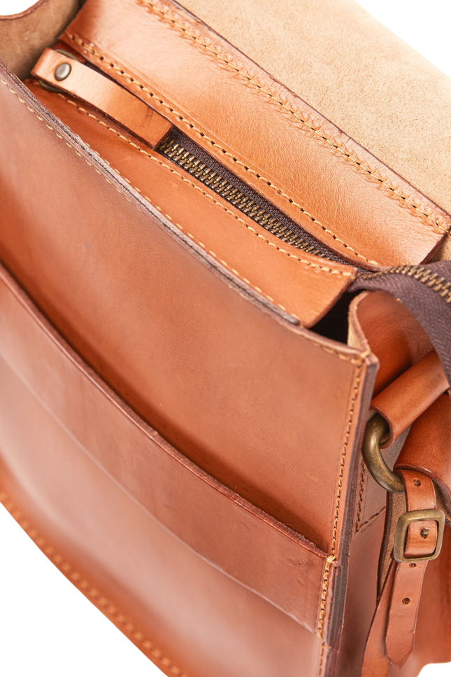 The Dust Company | Shoulder bag Messenger Mod 114 brown