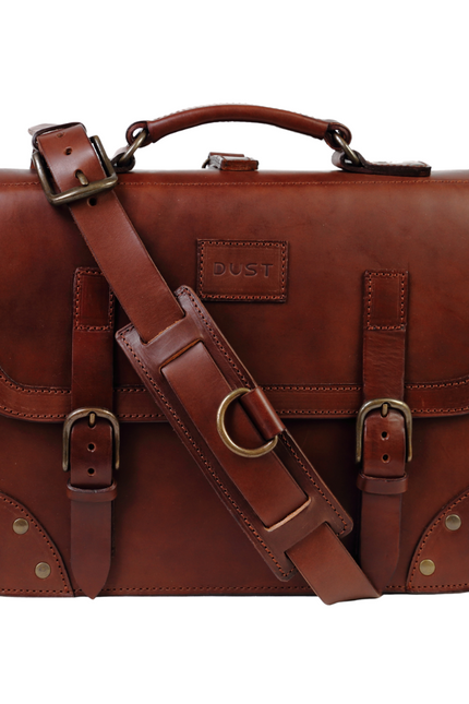 The Dust Company | Briefcase dark brown