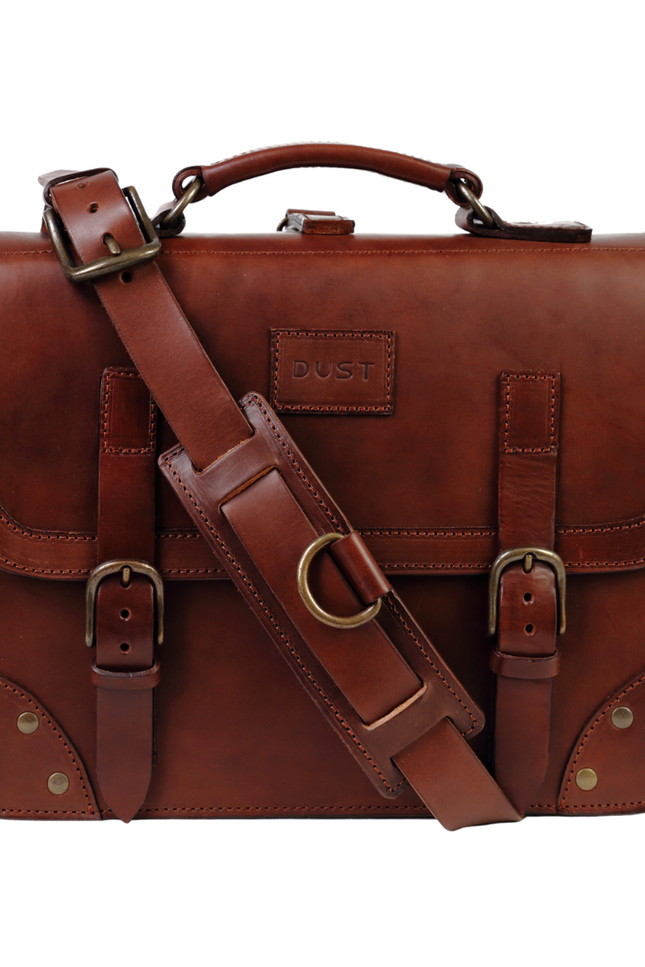 The Dust Company | Briefcase dark brown