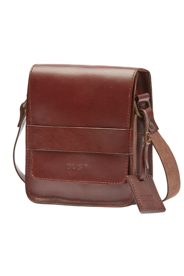 The Dust Company | Shoulder bag Messenger Mod 114 dark brown