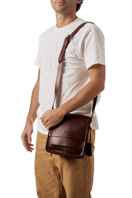 The Dust Company | Shoulder bag Messenger Mod 114 dark brown
