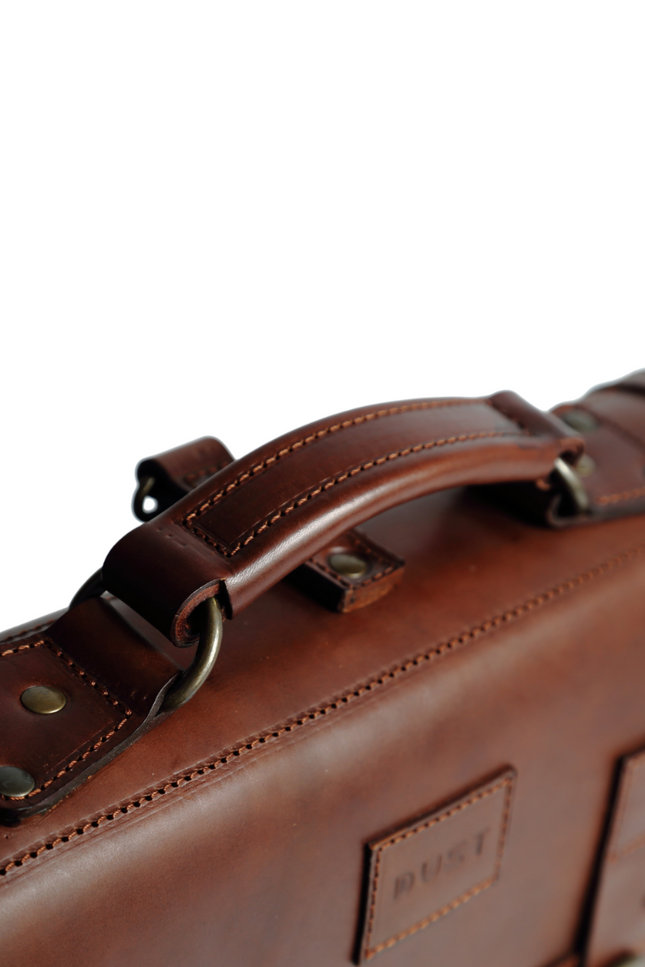 The Dust Company | Briefcase dark brown