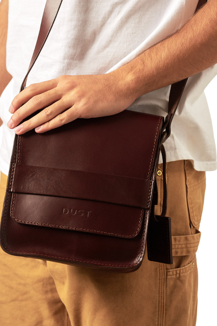 The Dust Company | Shoulder bag Messenger Mod 114 dark brown