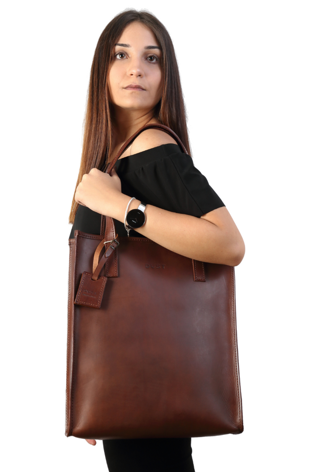 The Dust Company | Tote bag Mod 105 dark brown
