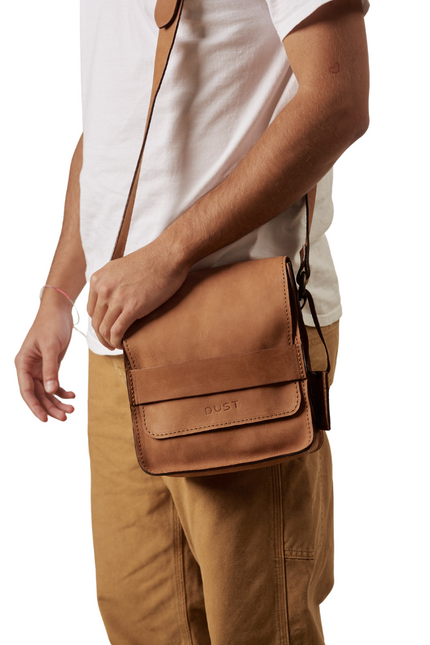 The Dust Company | Shoulder bag Messenger Mod 114 heritage brown