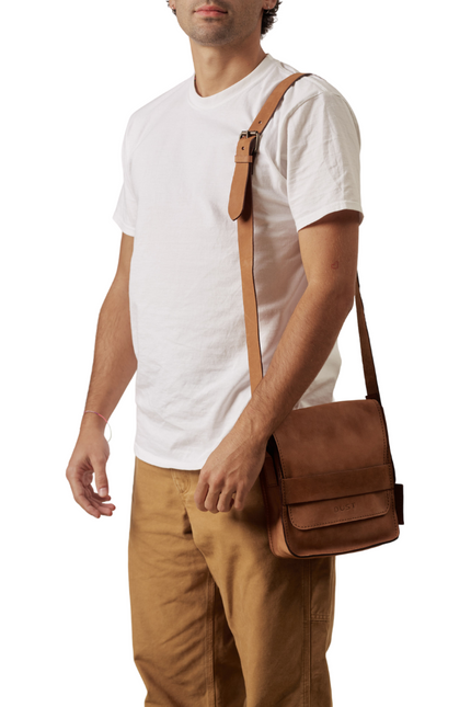 The Dust Company | Shoulder bag Messenger Mod 114 heritage brown