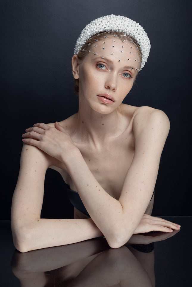 Eva Oherjus I Fleur Crown with Veil